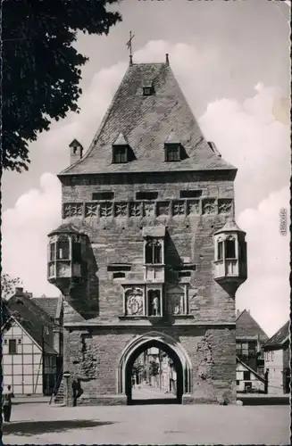 Ansichtskarte Soest Ostertor/Osthofentor 1955