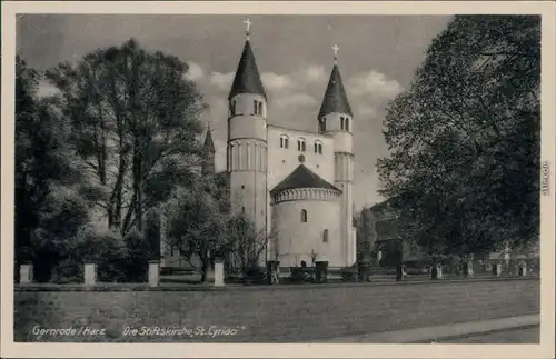 Ansichtskarte Gernrode-Quedlinburg Stiftskirche St. Cyriaci 1979
