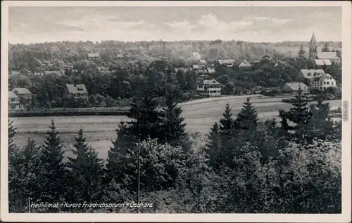 Ansichtskarte Friedrichsbrunn Panorama-Ansicht 1974