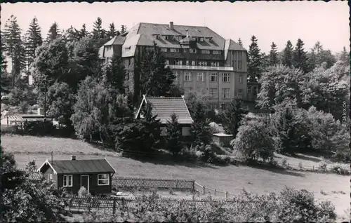 Ansichtskarte Friedrichsbrunn FDGB-Sanatorium "Ernst-Thälmann" 1958