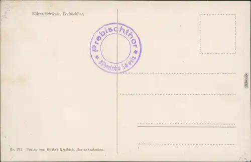 Ansichtskarte Tetschen-Bodenbach Decín Prebischtor 1955