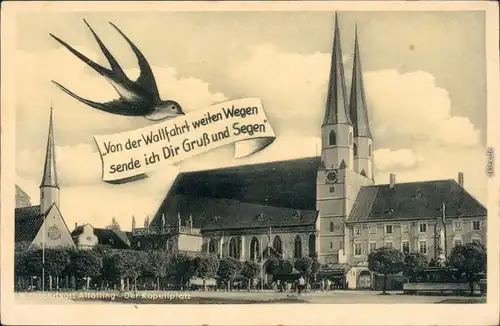 Ansichtskarte Altötting Kapellenplatz 1940