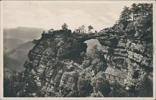 Ansichtskarte Tetschen-Bodenbach Decín Prebischtor 1940