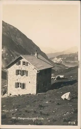 Ansichtskarte Dalaas Ravensburgerhütte 1940 Privatfoto