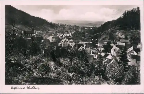 Ansichtskarte Wirsberg (Oberfranken) Stadtpartie 1938 