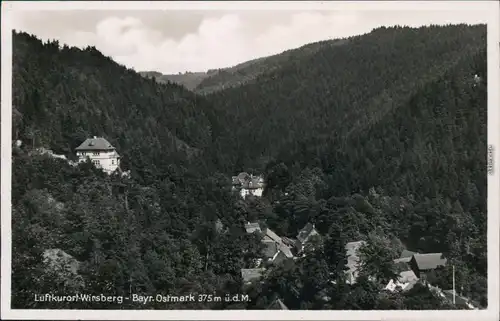 Ansichtskarte Wirsberg (Oberfranken) Blick auf die Stadt - Tal 1933 