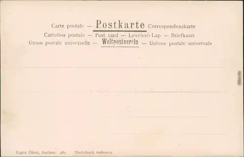 Ansichtskarte Aachen Domschatz - mit Beschreibung 2 Bild 1912 