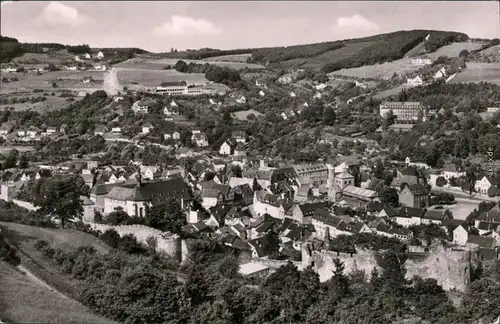 Ansichtskarte Münstereifel Blick auf die Stadt 1960 