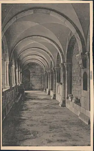 Ansichtskarte Gernrode-Quedlinburg Stiftskirche St. Cyriaci - Kreuzgang 1928 