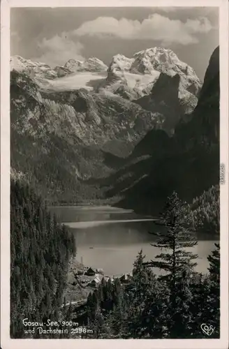 Ansichtskarte Dachstein Gosau-See und Dachstein 1941 