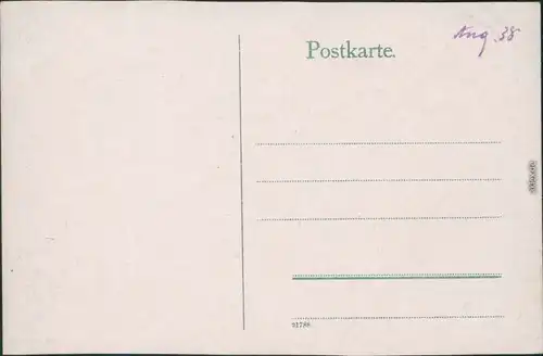 Ansichtskarte Kaub Burg Gutenfels 1916