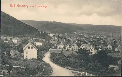 Ansichtskarte Bad Harzburg Panorama-Ansicht vom Eichenberge 1908