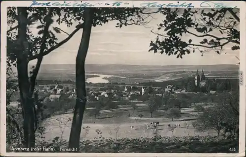 Ansichtskarte Arenberg-Koblenz Fernsicht auf die Stadt 1938 