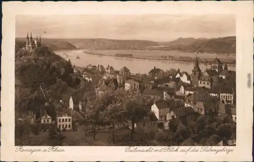 Ansichtskarte Remagen Kirche, Siebengebirge 1929