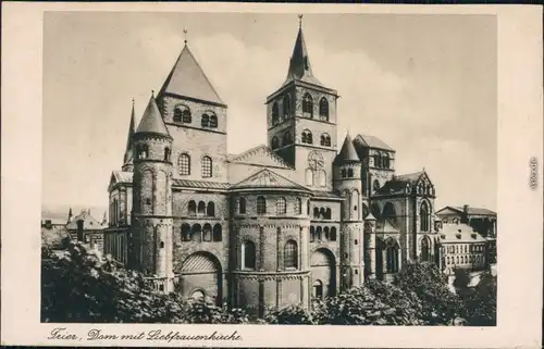 Ansichtskarte Trier Dom mit Liebfrauenkirche 1910