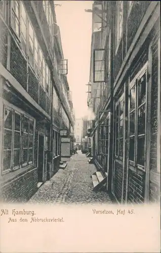 Ansichtskarte Altstadt-Hamburg Aus dem Ausbruchsviertel 1940