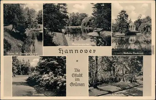 Ansichtskarte Hannover Parks 1935