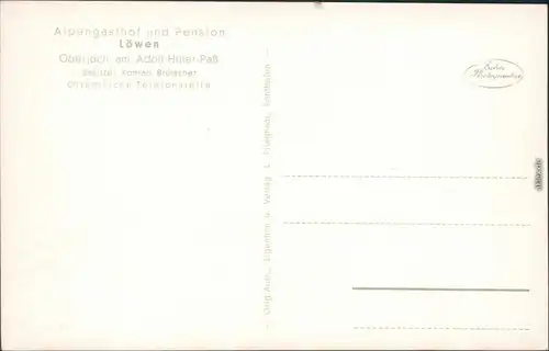 Ansichtskarte Bad Oberdorf (Algäu) Alpengasthof und Pension "Löwen" 1940