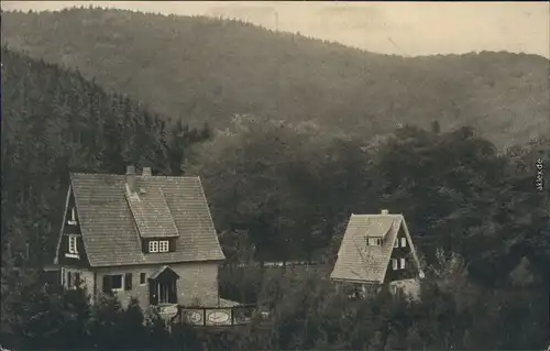 Ansichtskarte Bad Harzburg Waldsiedlung Wolfsklippen 1930