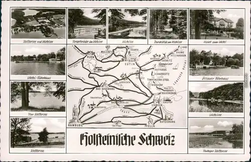 Ansichtskarte Eutin Holsteinische Schweiz 1966