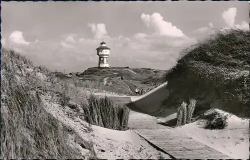 Ansichtskarte Langeoog Weg zum Turm 1964 