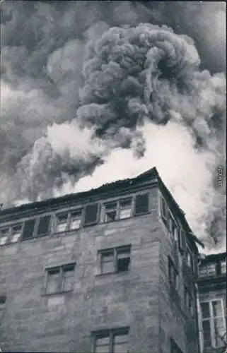 Stuttgart Brand des Alten Schlosses 21./22. Dezember - Rauchsäule 1931 