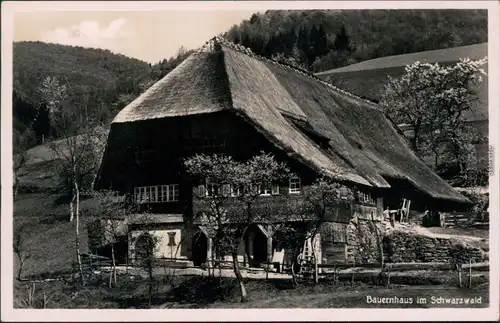 Ansichtskarte  Bauernhaus im Schwarzwald 1940