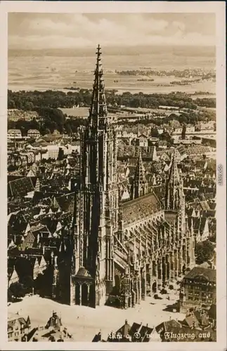 Ansichtskarte Ulm a. d. Donau Luftbild 1935 