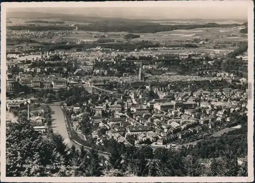 Ansichtskarte Bern Blick vom Gurten auf die Stadt 1949 