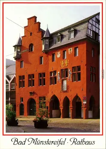 Ansichtskarte Münstereifel Rathaus 1985