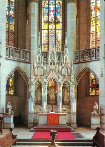 Ansichtskarte Lutherstadt Wittenberg Schloßkirche: Altar Ansichtskarte 1983