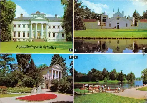 Ansichtskarte Wörlitz-Oranienbaum-Wörlitz Landschaftspark Wörlitz 5 1975
