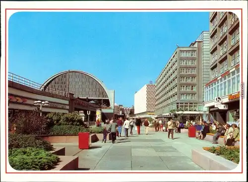 Ansichtskarte Mitte-Berlin S-Bahnhof Alexanderplatz 1983