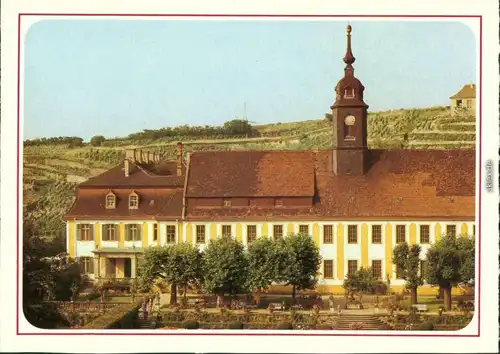 Ansichtskarte Diesbar-Seußlitz-Nünchritz (Elbe) Schloß 1987