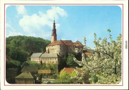 Ansichtskarte Weesenstein (Müglitz) Schloss Weesenstein 1987