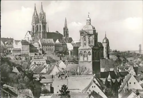 Ansichtskarte Meißen Frauenkirche, Dom 1976