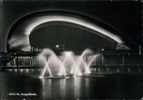 Ansichtskarte Tiergarten-Berlin Kongreßhalle 1965