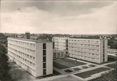 Ansichtskarte Köthen Pädagogisches Institut - Studentenwohnheime 1969