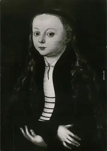  Künstlerkarte: Gemälde - Magdalene Luther v. Lucas Cranach 1981
