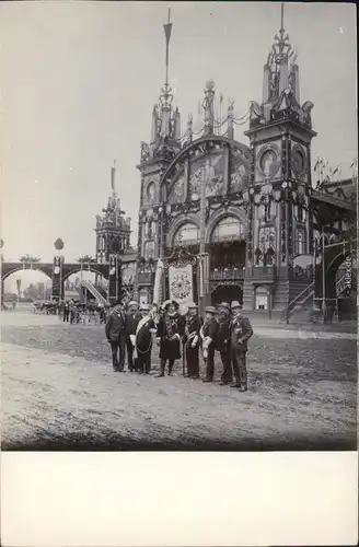 Ansichtskarte München Oktoberfest - Festzelt - Besitzer (Privatfoto) 1913 