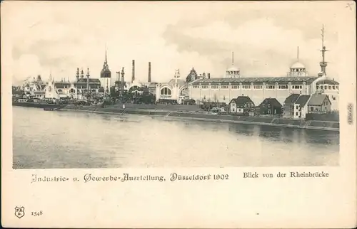 Ansichtskarte Düsseldorf Industrie Ausstellung - Pavillons 1902 