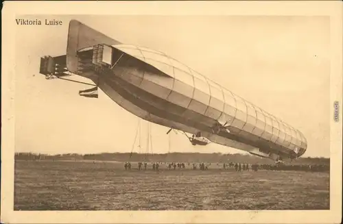Ansichtskarte  Luftschiff - Zeppelin Viktoria Luise 1913 