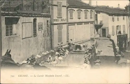 Ansichtskarte Grasse (Alpes Maritimes) Le Lavoir Maximin Isnard 1913 