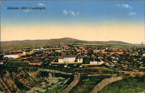 Neustadt am Zeltberg Straße zur Stadt Panorama 1919