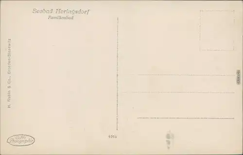 Ansichtskarte Heringsdorf Usedom Strandpartie - Seebrücke - Failienbad 1928 