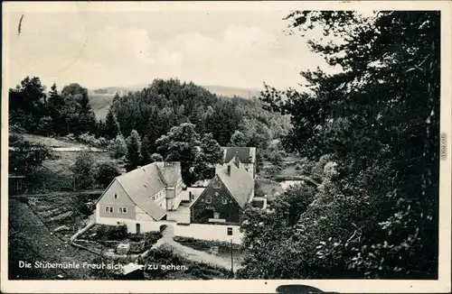 Edle Krone-Klingenberg (Sachsen) Partie an der Stübermühle 1936