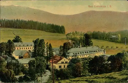 Bad Liebwerda Lázně Libverda Stadtpartie b Liberec Reichenberg 1908