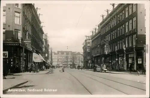 Ansichtskarte Amsterdam Amsterdam Ferdinand Bolstraat - Geschäfte 1932 
