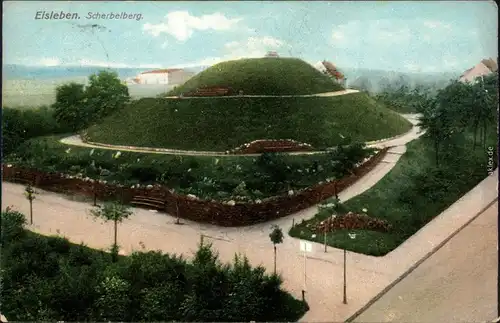 Ansichtskarte Eisleben Partie am Scherpelberg 1912 