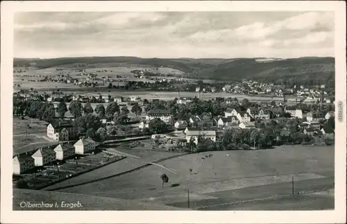 Ansichtskarte Olbernhau Blick aud die Neue Siedlung 1953 